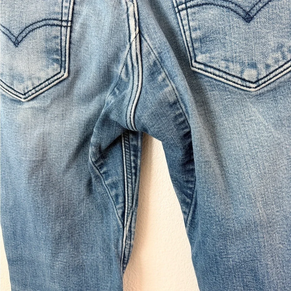 Levi's 511 Men's Jeans Sz 32 Slim Fit Zipper Fly Denim Blue Vintage Distressed